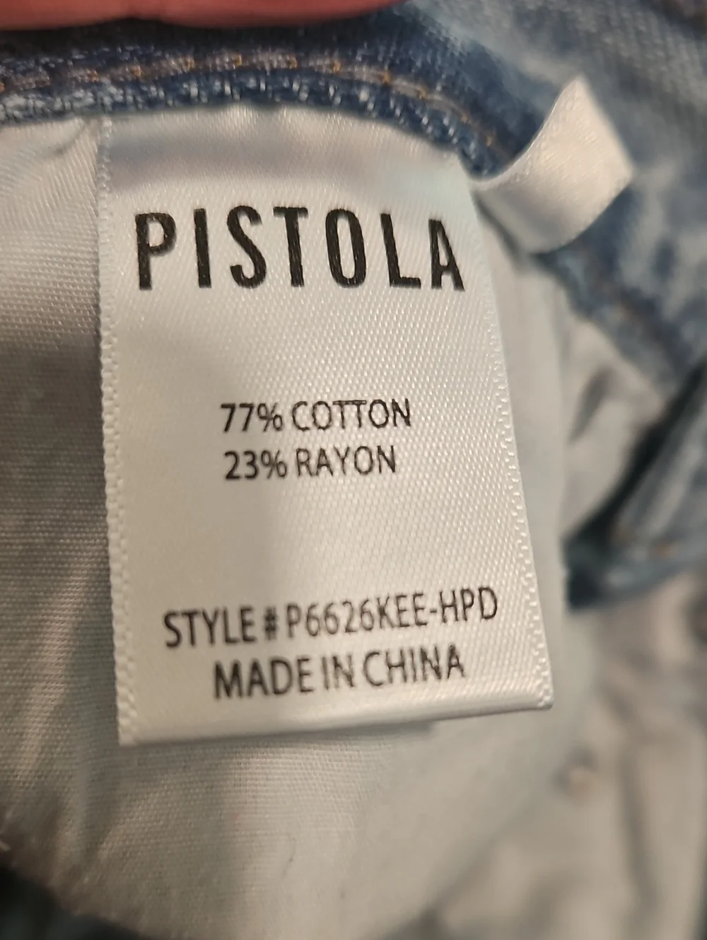 Pistola Presley High Rise Relaxed Roller Jeans.  Light Wash.  Very Distressed.